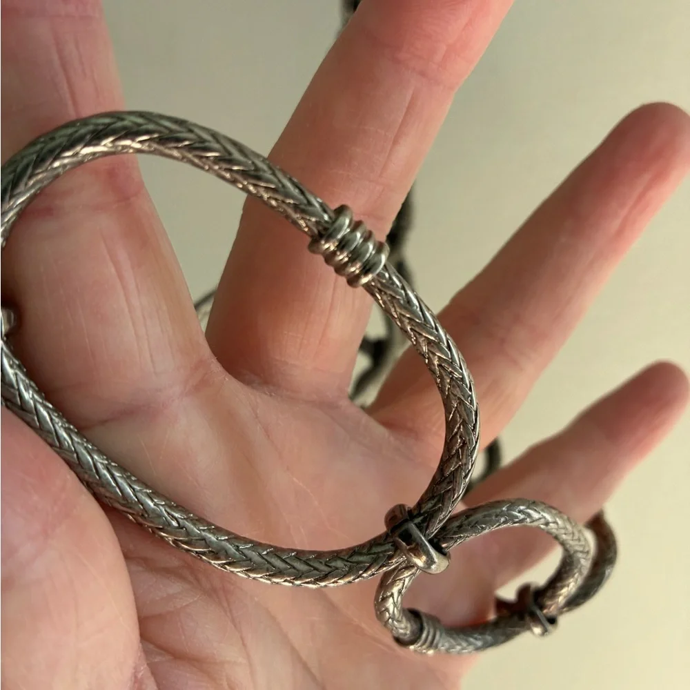 Y2K Whimsigoth Silver Toned Chain Link Slouchy Belt‎